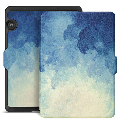 

Pottery fit Kindle 1499 version of the protective cover shell Kindle Voyage navigation dedicated painting sleep gloves moonlight