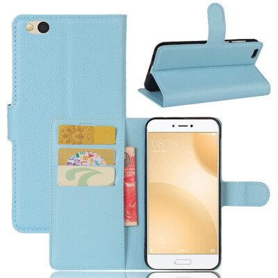 

GANGXUN Xiaomi Mi 5c Case High Quality PU Leather Flip Cover Kickstand Anti-shock Wallet Case for Xiaomi Mi 5c