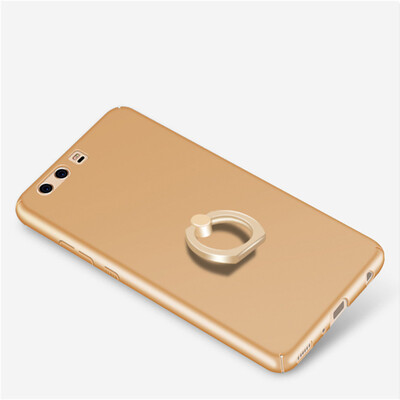 

Телефон Чехол для Huawei P10 Ultra Тонкий Slim Обложка Простой PC Back Ring Holder 360 ° Защита вращения для Huawei P10