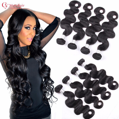 

Cy May Hair Products 4 Bundles Body Wave Бразильские волосы сплетены необработанными бразильскими связями для человеческого тела Body Wave