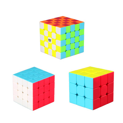 

Fantastic Art Rubik's Cube Third-order fourth-order fifth-order Rubik's Cube 3rd-order 4th-order 5th-order contest Rubik's Cube Children's educational toys Cube Set II