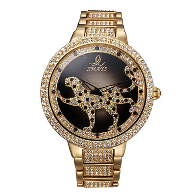 

Women's Watch Personality Glaring Quartz watch With A Steel watchband