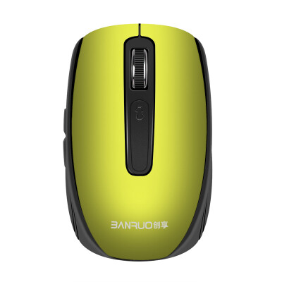 

Creative Commons (Banruo) CM850 Lithium Edition Wireless Optical Mouse Rechargeable 6D Wireless Mouse Desktop Laptop Office Game Universal Lemon Yellow