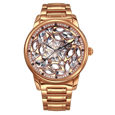 

Women's Watch Glaring Personality Quartz Watch With A Steel Watchband