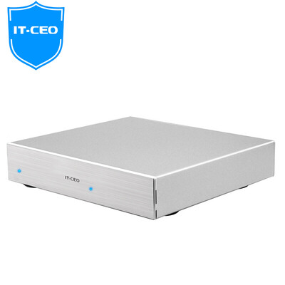 

IT-CEO W802S dual-disk 25-inch USB31 disk array box array cabinet Type-C mobile hard disk box external box SATA SSD solid state hard drive seat silver