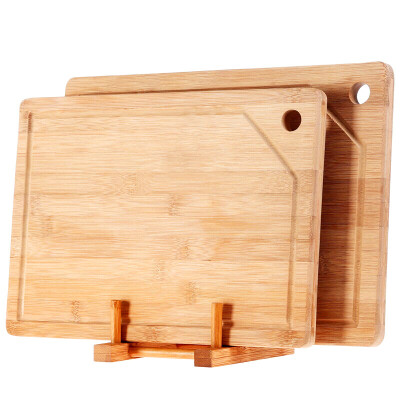 

Jia Chi bamboo classification cutting board cutting board baby food supplement board send a cutting board JC-1971 (40 * 30 * 1.7 + 36 * 26 * 1.7