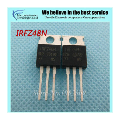 

10pcs free shipping IRFZ48N IRFZ48 IRFZ48NPBF MOSFET MOSFT 55V 64A 14mOhm 54nC TO-220 new original