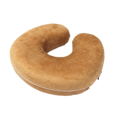 

Car kiss car home dual-use U-shaped pillow pillow travel pillow slow rebound neck pillow coffee color