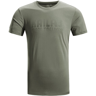 

Kailas Kailas round neck T-shirt Slim net taste quick-drying cotton sense of short-sleeved female models green blue S