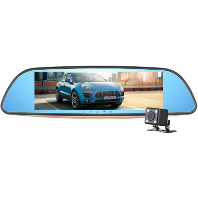 

Newman Newsmy G7 driving recorder 7-inch high-definition large-screen blue mirror before&after the double-recorded rear view