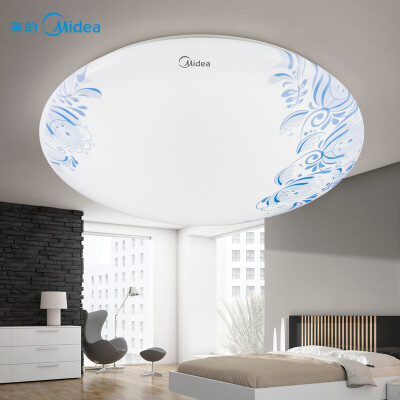 

Midea (Midea) LED ceiling lamp living room bedroom study lamp balcony lamp white simple round 12W Shangxiang