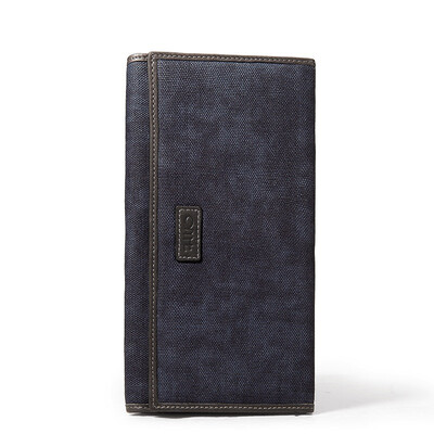 

Omonon (OMENTAR) men's long wallet canvas three fold men's wallet multi-card male package