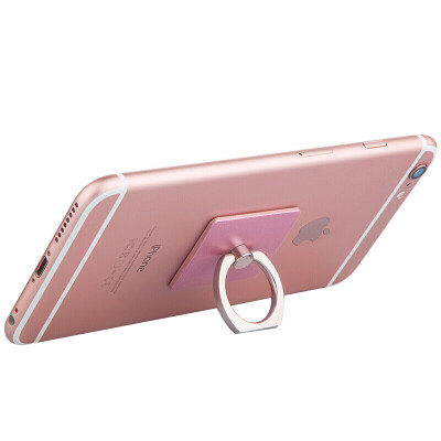 

BIAZE C31 finger buckle stand multi-function mobile phone stent pink portable metal ring buckle lazy creative car bracket for Apple / Samsung / millet