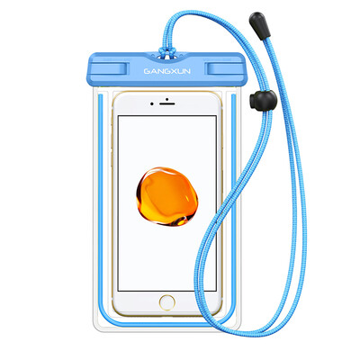 

Waterproof Case TPU Universal Luminous Glow Clear Underwater Pack Dry Bag Pouch for Cell Phones with New Design
