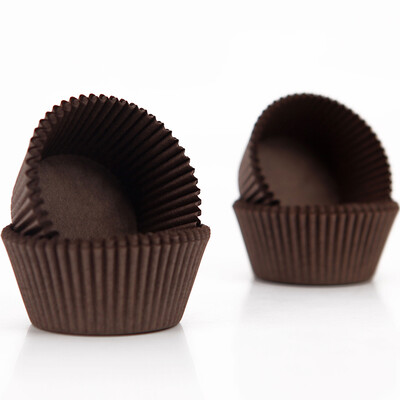 

CHEF MADE Maffen Cake Paper One-time Paper Cup 2 Brown Cake Cup 100 Oven with WK9283