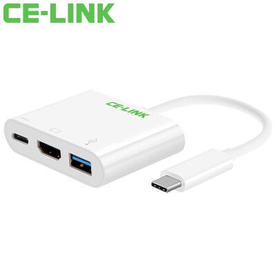 

CE-LINK Type-C to HDMI Converter Adapter USB-C3.1 to HDMI Adapter Conversion Cable Apple Macbook Connection TV Projector Display A1099