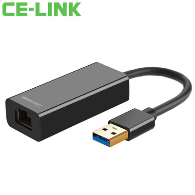 

CE-LINK USB 30 to RJ45 1000Mbps Wired Ethernet Adapter3-Port USB 30 Hub with RJ45 1000Mbps Ethernet Adapter