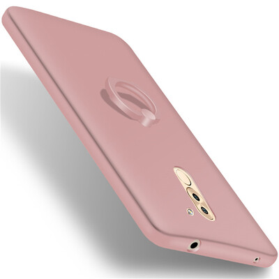 

Телефон Чехол для Huawei Huawei Honor 6X Ultra Тонкий Slim Обложка Простой PC Back Ring Holder 360 ° Защита вращения