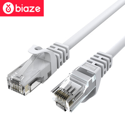 

BIAZE шесть неэкранированных гигабитной компьютерной сети кабельных перемычек 15 метров Законченный кабель cat6 гигабит скорость медных кабелей