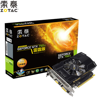 

ZOTAC GTX750Ti-2GD5 Thunder version PD 1033-1111 5400MHz 2G \ 128bit GDDR5 PCI-E graphics card