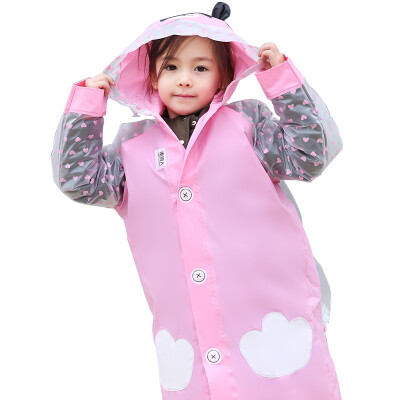 

Antarctic people Nanjiren NJR-008 children&39s raincoat student poncho pink  code