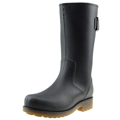 

Haitian Halteke rain boots mens fashion high boots rain boots rubber shoes waterproof shoes NS002 black 43 yards