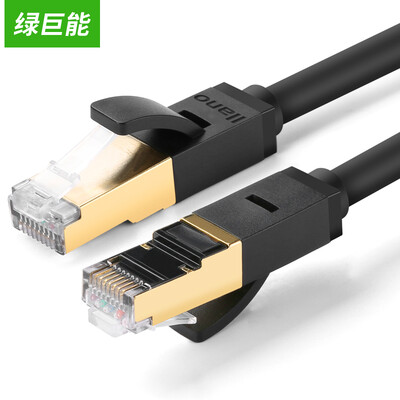 

Зеленый Juneng (Llano) CAT7 кабель 3 м Семь видов инженерного класса Кабель помех Gigabit Gigabit Ethernet экранирующих двойной высевали медный патч-корды LJN-USBD003