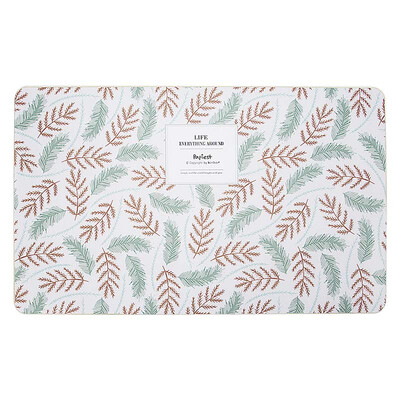 

kinbor fashion office desk pad 600 360mm large mouse pad papiest leaves NC2882