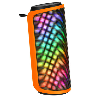 

Blue Yue (LEnRuE) M4 светодиодные яркие огни Bluetooth-динамики Мини-портативный наружный небольшой звуковой карты телефон сабвуфер компьютер аудио оранжевый