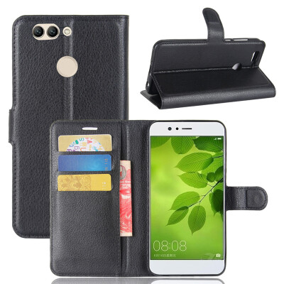 

GANGXUN Huawei Nova 2 Plus Case High Quality PU Leather Flip Cover Kickstand Anti-shock Wallet Case for Huawei Nova 2 Plus