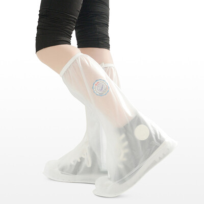 

Warrior Rain boots Men&women Adult Rainy Waterproof Non-slip Thickening High-shoes HXL229 White 3XL