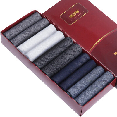 

Jingdong Supermarket Hengyuan Xiang socks men socks men&39s socks&socks thin section hit color stitching movement men&39s socks mixed color 6 double gift box Z1701C5-6-2