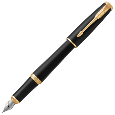 

Parker (PARKER) 2016 new urban frosted black pole gold clip ink pen