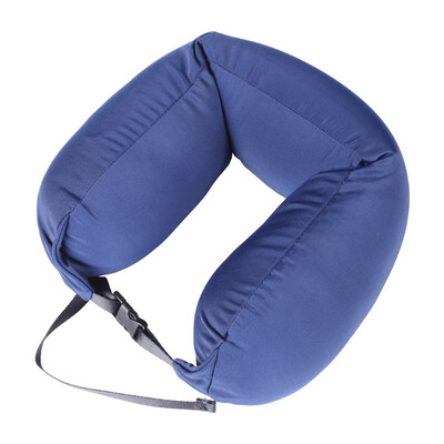 

Antarctic nanJiren car headrest neck pillow pad car U-shaped pillow by home travel headrest blue