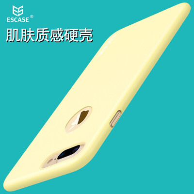 

ESCASE iPhone7Plus Mobile Shell / Case Apple 7 Mobile Shell Drop 0.5mm Slim Trio Apple Flags 5.5 "Vibrant Yellow