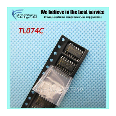 

10pcs free shipping TL074C TL074CDR TL074 SOP-14 Operational Amplifiers - Op Amps Quad Low Noise JFET new original