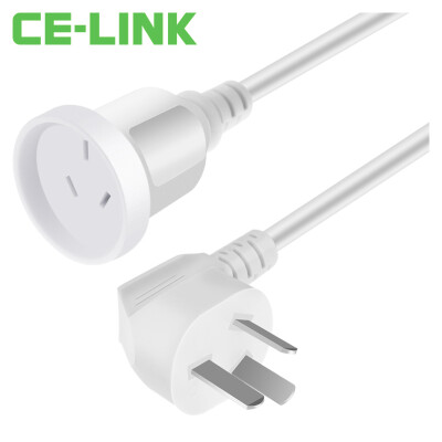 

CE-LINK 3 Prong 10A/16A Male to 10A Female Power Extension Cord with Full Copper Wire