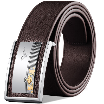 

Seven Wolves (SEPTWOLVES) Men's Belt Trends Casual Fashion Clasp Flat Belt Belt Belt 7A233091000 Black