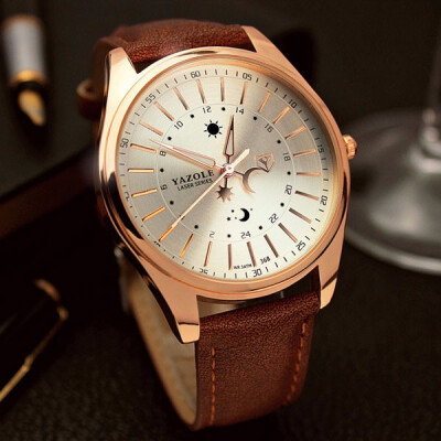 

YAZOLE Wrist Watch Men Top Brand Luxury Famous Wristwatch Male Clock Quartz Watch Hodinky Quartz-watch Relogio Masculino free