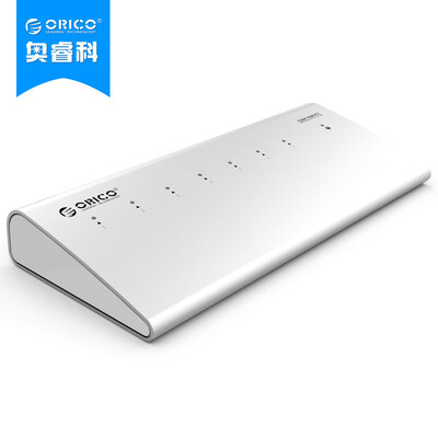 

ORICO M73 USB hub with 7 USB 30 ports aluminum desktop version