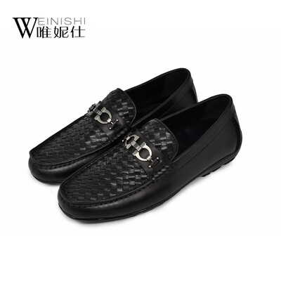 

Men's Leather Shoes Seasons set foot men's casual wear leather shoes