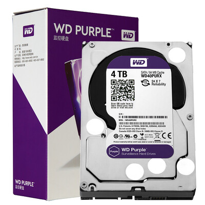 

Western Digital (WD) Фиолетовый диск 4TB SATA6Gb / s 64M Мониторинг жесткого диска (WD40PURX)