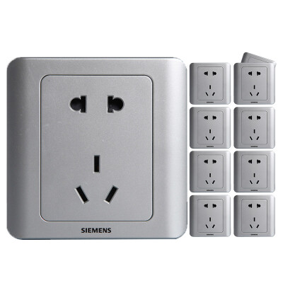 

Siemens (SIEMENS) 5UB01061CC122 switch socket vision series five holes ten loaded (color silver