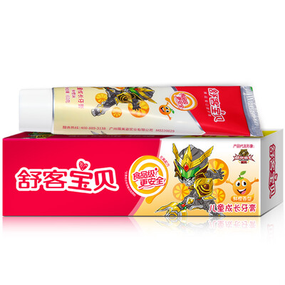 

Shuke baby sakykids children grow toothpaste lime flavor 2-12 children 60g new&old packaging random hair