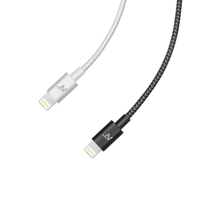 

NetEase strict selection NetEase made MFi certification Apple data line mobile phone flat fast charger line power cord 1 meter white for iPhone / iPad braided wire