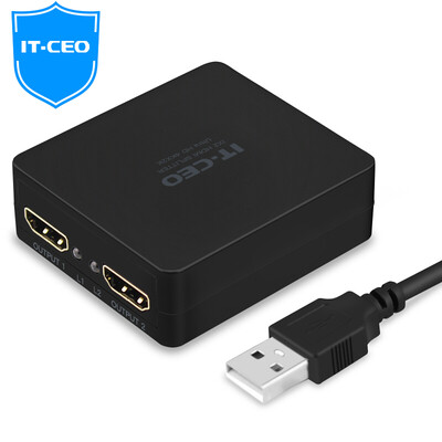 

IT-директор V08HD3 трехпроводной коммутации HDMI 3x1 3 в HDMI разветвитель / преобразователь с HDMI кабелем длиной 0,2 м удлинитель черный