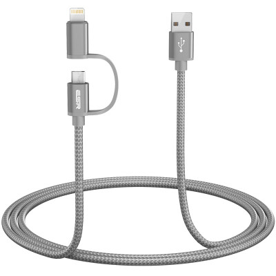 

ESR Apple and Android Data Line Smartphone Charging Cable for iPhone 7 Plus / 6s / iPad / MI and Other