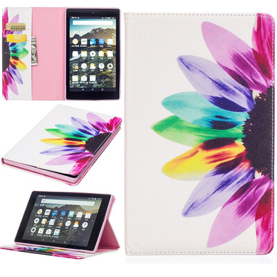 

GANGXUN Amazon New Kindle Fire HD 8 2016 Case Flip Shockproof Kickstand Slim Luxury Cover для нового Fire HD 8
