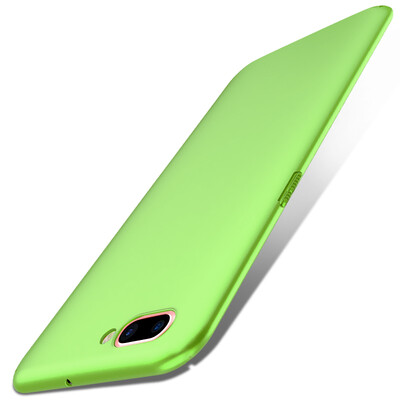 

KOOLIFE OPPOR11 корпус для мобильного телефона матовый защитный чехол для жесткой оболочки / оболочки для защиты от столкновения для простых серий - зеленый