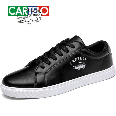 

Card Di Le Crocodile (CARTELO) men's shoes breathable low to help white shoes tide strap shoes sports shoes KDLK18 blue 43 yards
